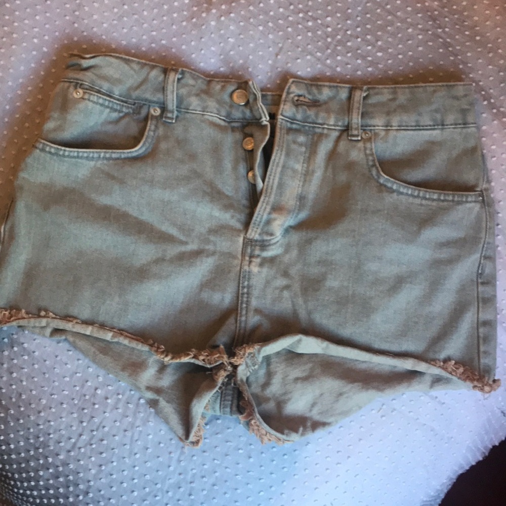 Denim Top Shop Shorts